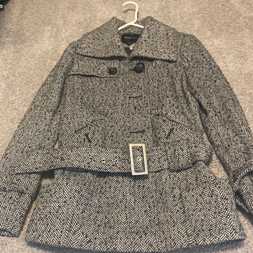 Womens pea jacket. Wool blend. Moda brand. Warm!